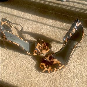 Worthington 3.5 inch leopard print high heels